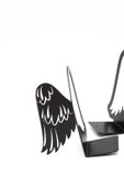 Kanat Desenli Metal Kitap Desteği - Kitap Tutucu - Ev Ve Ofis Dekoratif Aksesuar (2 Lİ SET) - 4