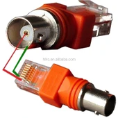 RF BNC RJ45 Ethernet Dönüştürücü CCTV Video Medya 1 adet - 1