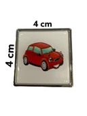 Simge Kare Krom Çekmece Düğmesi thumbnail 2