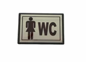 Cemax Yönlendirme Büyük WC Bayan 13X8,5 cm - 1