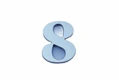 Cemax Villa Boy 8 Rakamı 8,5 cm Yapışkanlı thumbnail 1