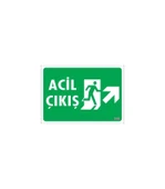 Acil Çıkış Uyarı Levhası 17,5x25 KOD: 946 - 1