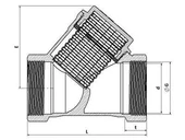 3/4 Filtre Pislik Tutucu Pirinç - 12