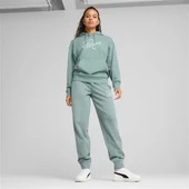 Puma SCRIPT Comfort Hoodie Kadın Yeşil Spor Sweatshirt - 684983 30 - 3