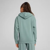 Puma SCRIPT Comfort Hoodie Kadın Yeşil Spor Sweatshirt - 684983 30 - 4