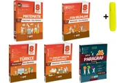 Gizli Yayınları 8. Sınıf LGS Matematik Fen Türkçe İnkılap Paragraf Alıştırmalı Soru Bankası Seti - 1