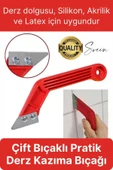 Kolay Kullanım Metal Derz Kazıma Aparatı Çift Bıçaklı Sert Zeminler İçin Beyazlatma Etkili Pratik - 1