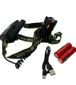 JY-903 Headlight Şarjlı LED Kafa Lambası, Profesyonel Kafa Feneri Şarjlı, Baş Lambası 20 Watt - 3
