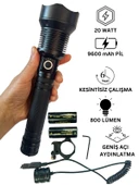 WS-5412 Tüfek Feneri, Geniş Açı Avcı El Feneri, Uzun Menzilli Av Feneri 20 Watt - 2