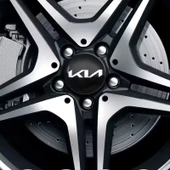 KIA YENİ NESİL LOGO 56 MM 4 ADET ALÜMİNYUM JANT GÖBEK STICKER (SİYAH-GÜMÜŞ) thumbnail 1