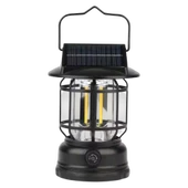 PR-7900 Güneş Enerjili Şarj Edilebilir Kamp Lambası Retro Işığı Ayarlanabilir Işıldak 10W - 1