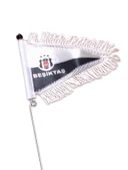 Bayrak ve Direği Siyah - Beyaz - 2