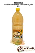 Limon Sarımsak Kürü Pet Şişe 1 lt.El Yapımı Yeni Ürün (Zencefil,Zerdeçal,Maydonoz ) - 2