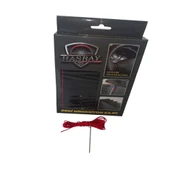 DİKİŞLİ DİREKSİYON KILIFI İTHAL SİYAH DERİ KIRMIZI DİKİŞLİ RENAULT CLİO 2007 SONRASI thumbnail 4