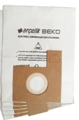 Beko BKS 1260 Y Uyumlu 5 Adet Süpürge Toz Torbası, Kağıt thumbnail 3