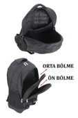 Yarı Dağcı Günlük Gezi Seyahat Yürüyüş Kamp Spor Sırt Çantası Fileli Yan Cep - 3