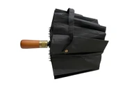 Yüksek Kaliteli 16 Tel Ahşap Saplı Şemsiye Otomatik Rüzgarda Kırılmaz Şemsiye - 4