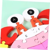 26 Ahşap -Boz Oyuncaklar ı Taşı Oyuncak Çocuk Bulmacaları Çocuk Bulmaca Oyuncak - 3