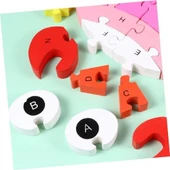 26 Ahşap -Boz Oyuncaklar ı Taşı Oyuncak Çocuk Bulmacaları Çocuk Bulmaca Oyuncak - 6