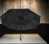 10 Telli Fiber Saplı Tam Otomatik Şemsiye Rüzgar Korumalı Karbon Fiber Şemsiye - 1