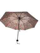 Etnik Mısır Desenli Şemsiye Rüzgar Korumalı Yarasa Şemsiye Su Geçirmez 8 Telli - 3