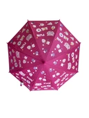 8 Telli Çocuk Şemsiyesi Islandığında Renk Değiştiren Sihirli şemsiye Eğlenceli Çocuk Şemsiyesi - 3