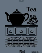 Rich New Seri N-434 Stencil 35x25 cm - 2