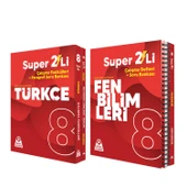 Örnek Akademi 8.Sınıf Süper İkili Türkçe ve Fen Bilimleri Seti 2 Kitap - 1