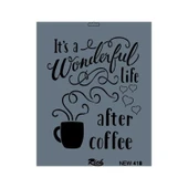 Rich New Seri N-418 Stencil 35x25 cm thumbnail 5