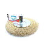 Hawk HA10135 Pimli Sarı Tel Daire Fırça 100x10 mm - 1