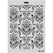 Rich Dantel Seri DN-912 Stencil 35x25 cm - 3