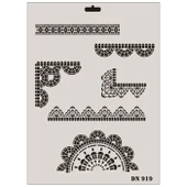 Rich Dantel Seri DN-919 Stencil 35x25 cm thumbnail 5