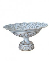 Kütahya Porselen 30 cm Meyvelik B.Altın Renk - 1