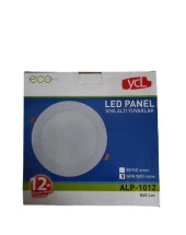 Yücel 12W Led Panel Eko Yuvarlak Günışığı 3000k - 1