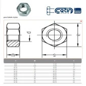 M6 Dın934 Ak Somun Çelik Beyaz 5 Li Paket - 2