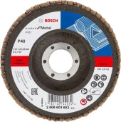 Bosch X431 Metal Flap Zımpara Diski 115mm 40 Kum - 1