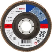 Bosch X431 Metal Flap Zımpara Diski 115mm 120 Kum - 1