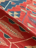 163x110 cm El Dokuma Bohem Stili Türk Kilim, Çiçek Motifli Vintage Kilim, Canlı Renkli Harika Kondisyonlu Kilim - 5