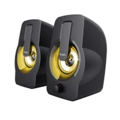 Trust 22948 Gemi Hoparlör RGB 1+1 USB 2.0 Siyah - 6
