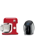 Kenwood KMX750AR kMix 5 Lt Kırmızı Mutfak Şefi + Hfp30 Airfryer XL Siyah Hediyeli - 1