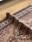 90x143 cm Antika Türk Çiçekli Halı, Kahverengi Yün Halı, 40 Yıllık El Dokuma Kilim, Boho Stili Harika Halı - 9