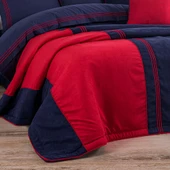 Hobby Line Tek Kişilik Çeyiz Seti - Lacivert Kırmızı thumbnail 2