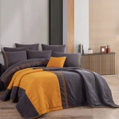 Hobby Line Çift Kişilik Çeyiz Seti - Antrasit Oranj thumbnail 1