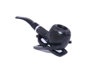 Pipsan Pipo Gravür İşlemeli Half Bent - Siyah - 4