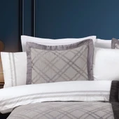 Hobby Trendy Çeyiz Seti - Ekose - Gri thumbnail 2