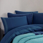 Hobby Line Çift Kişilik Çeyiz Seti - Lacivert Turkuaz thumbnail 2