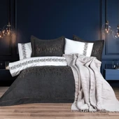 Hobby Trendy Çeyiz Seti - Karo - Antrasit thumbnail 1