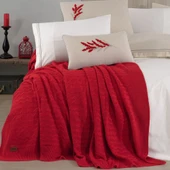 Hobby Mimoza Keten Çift Kişilik Çeyiz Seti - Kırmızı thumbnail 2