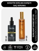 the fair. Keratin Kırılma Karşıtı Vegan Saç Serum 50 ml ve Sunlight Shine SPF 50 Güneş Koruyucu Saç Yağı - 1