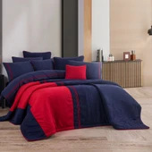 Hobby Line Çift Kişilik Çeyiz Seti - Lacivert Kırmızı thumbnail 1